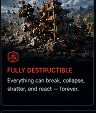 Destructible structure